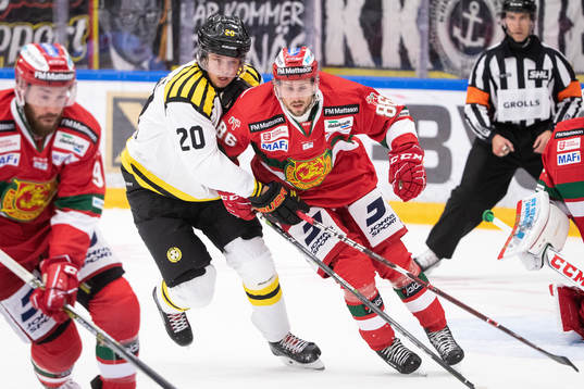 Brynäs Marcus Westfält och Moras Mathias Bromé