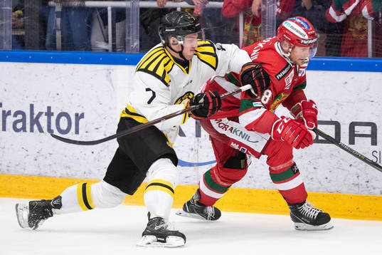 Brynäs Daniel Kristo och Moras Adam Masuhr
