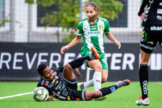 Hammarbys Sejde Abrahamsson och Kristianstads Ogonna