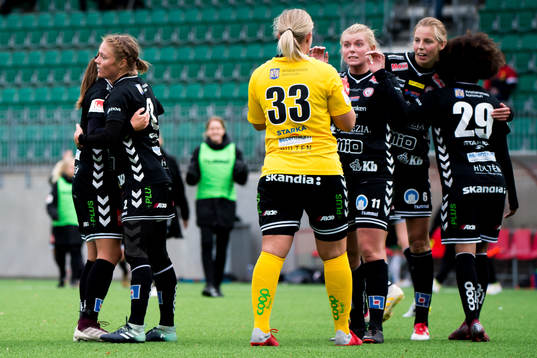 Kristianstads spelare jublar