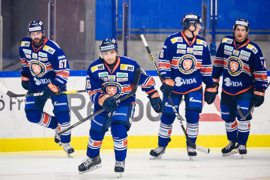 Växjös Austin Ortega jublar