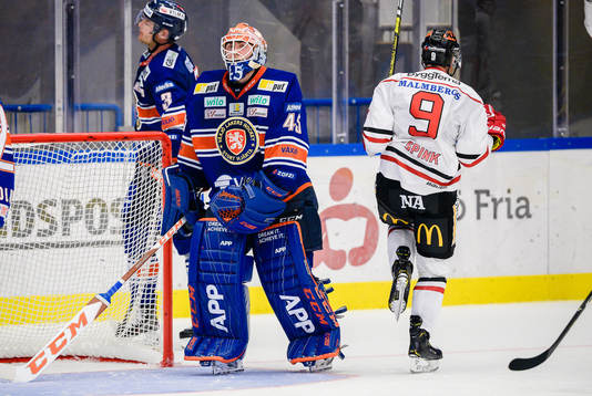 Växjös målvakt Viktor Andrén deppar och Örebros Tylor