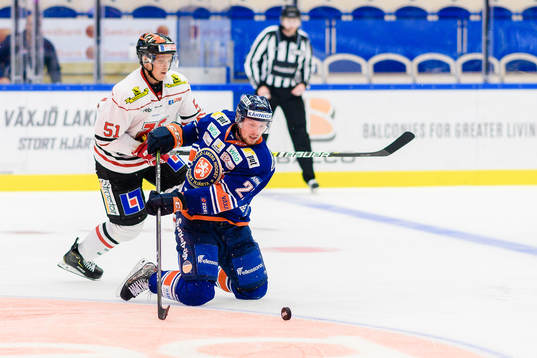 Växjös Martin Lundberg faller