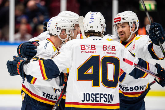 Djurgårdens spelare jublar