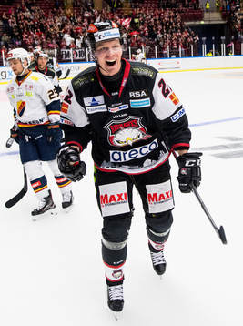 Malmö Redhawks Lars Bryggman jublar