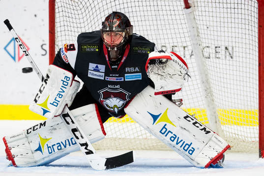 Malmö Redhawks målvakt Oscar Alsenfelt