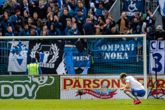 Norrköpings Lars Christian Krogh Gerson deppar