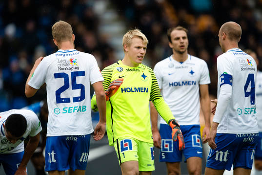 Norrköpings målvakt Isak Pettersson