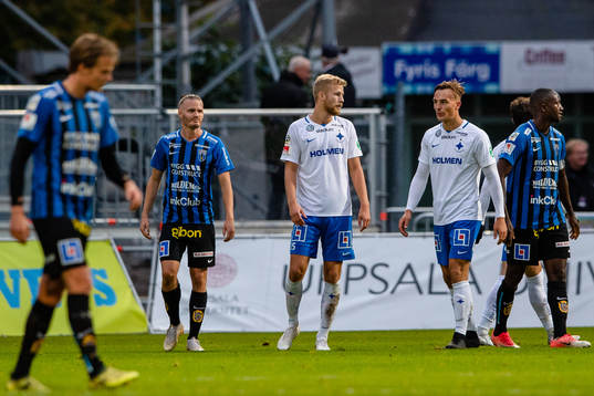Norrköpings Filip Dagerstål och Henrik Castegren deppar