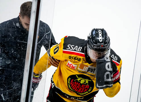 Luleås Einar Emanuelsson skadad