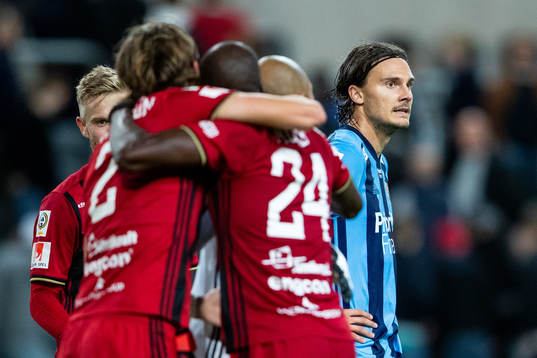 Djurgårdens Erik Johansson deppar