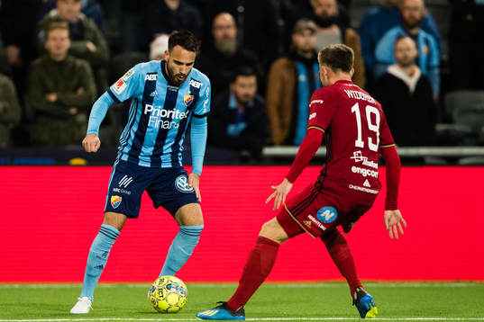 Djurgårdens Dzenis Kozica och Östersunds Dennis Widgren