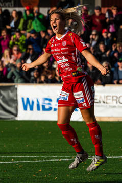 Piteås Nina Jakobsson jublar