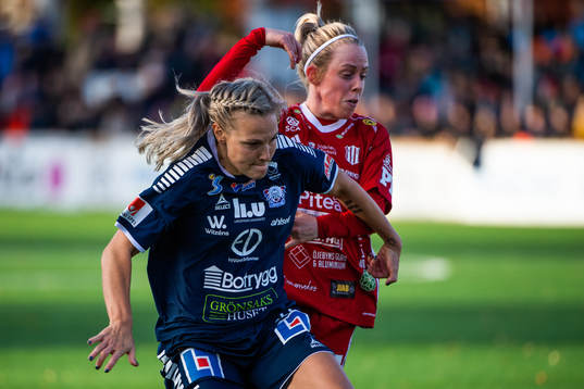 Linköpings Lisa Lantz och Piteås Cecilia Edlund