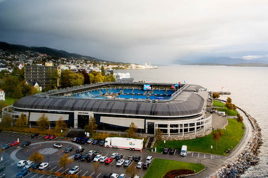 General view of Aker stadion