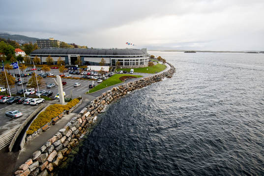 General view of Aker stadion