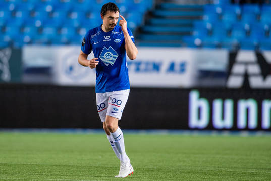 Vegard Forren of Molde celebrates