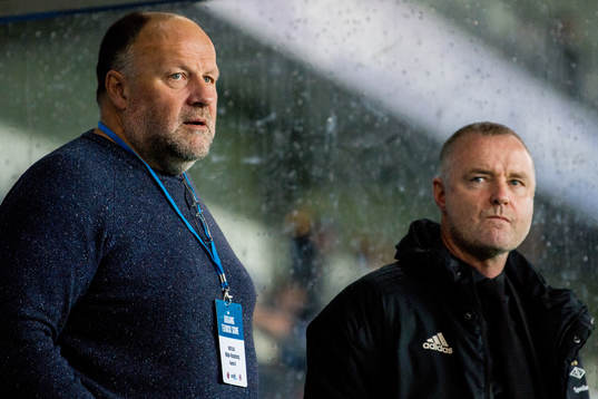 Ivar Koteng, chairman of Rosenborg, and Rini Coolen, head