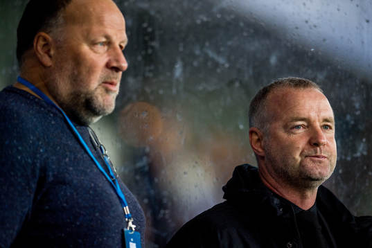 Ivar Koteng, chairman of Rosenborg, and Rini Coolen, head
