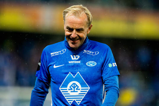 Arild Monsen, cross-country coach of Norway, at half time