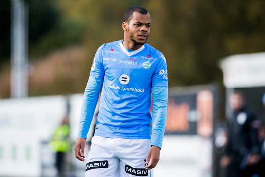 Erixon Danso of Sandnes Ulf looks dejected