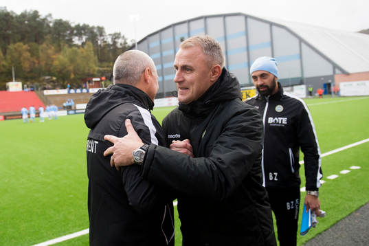 Mons Ivar Mjelde, head coach of Åsane, and Bengt