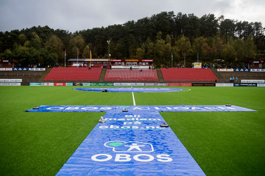 General view of Myrdal Stadion