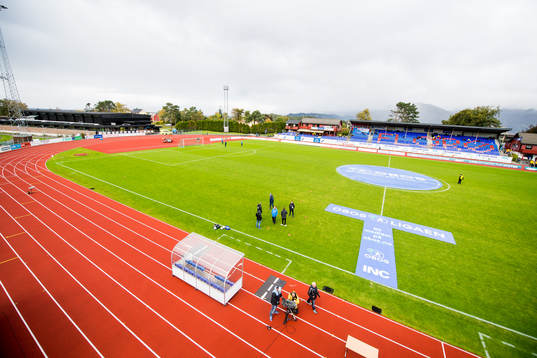 General view of Florø stadion