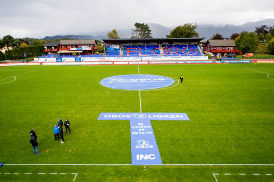 General view of Florø stadion