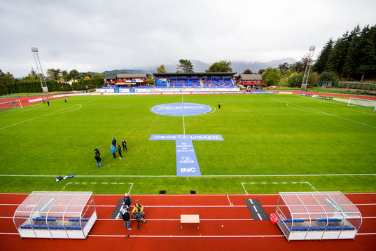 General view of Florø stadion