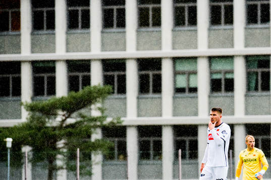 Axel Andresson of Viking looks dejected