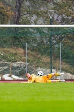 Goalkeeper Amund Wichne of Viking