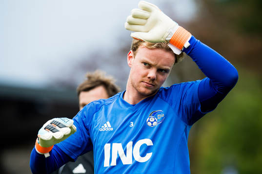 Goalkeeper Lars Kvarekvål of Florø