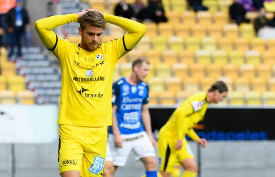 Halmstads Marcus Mathisen deppar