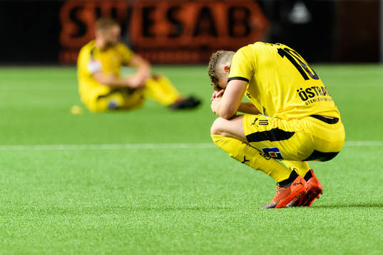 Halmstads Gabriel Gudmundsson deppar