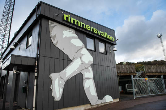 Exteriör vy över Rimnersvallen