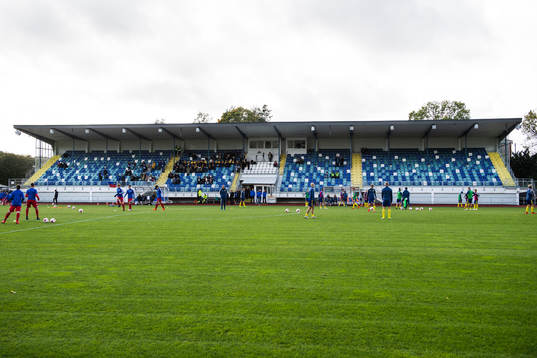 Exteriör vy över Rimnersvallen
