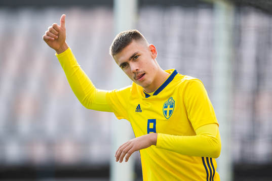 Sveriges Tim Prica gör tummen upp