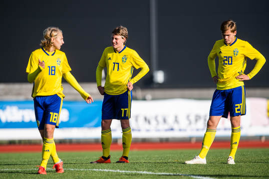 Sveriges Sebastian Nanasi, Jesper Carström och Oscar