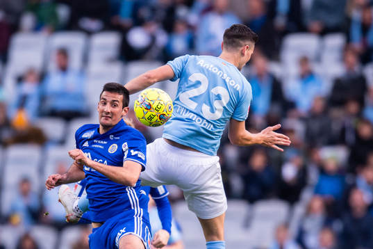 Sundsvalls Pol Moreno Sanchez och Malmö FFs Marcus
