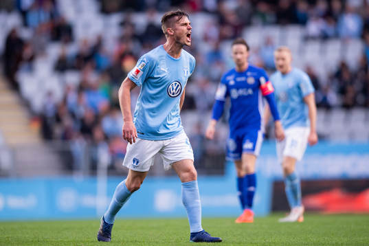 Malmö FFs Markus Rosenberg reagerar
