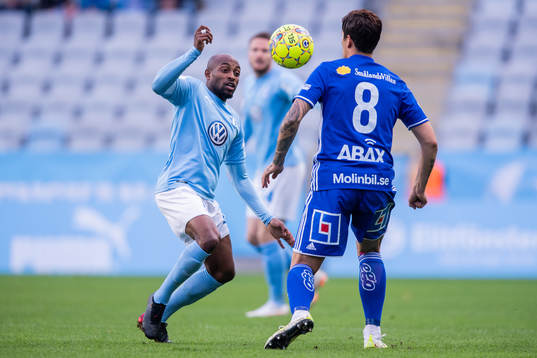 Malmö FFs Fouad Bachirou och Sundsvalls David Batanero