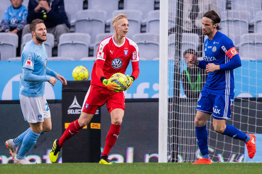Malmö FFs målvakt Walter Viitala