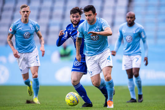 Sundsvalls Jonathan Tamimi Syberg och Malmö FFs Behrang