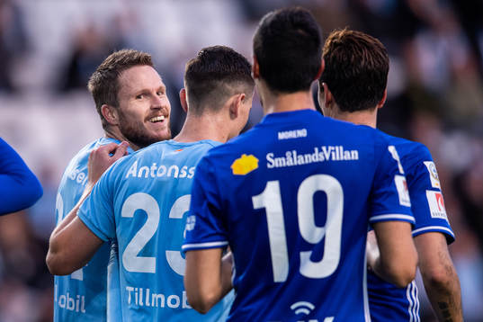 Malmö FFs Lasse Nielsen i bråk med Sundsvalls Pol Moreno