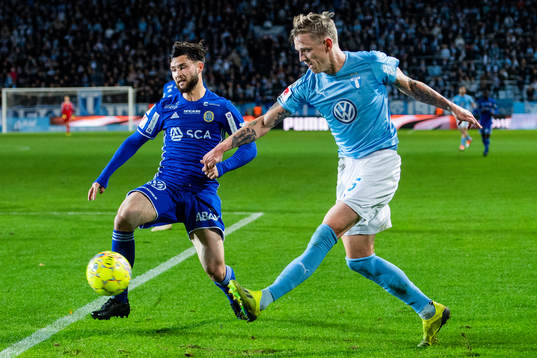 Malmö FFs Sören Rieks och Sundsvalls Jonathan Tamimi