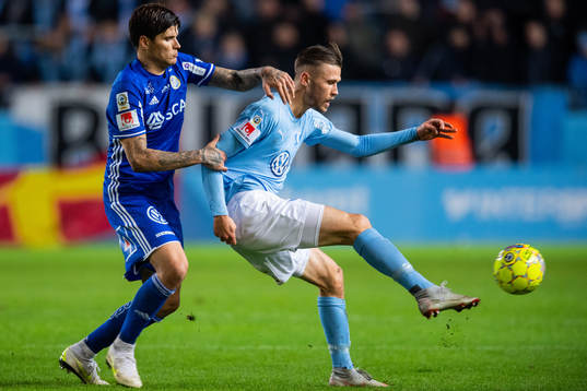 Malmö FFs Arnór Ingvi Traustason och Sundsvalls David