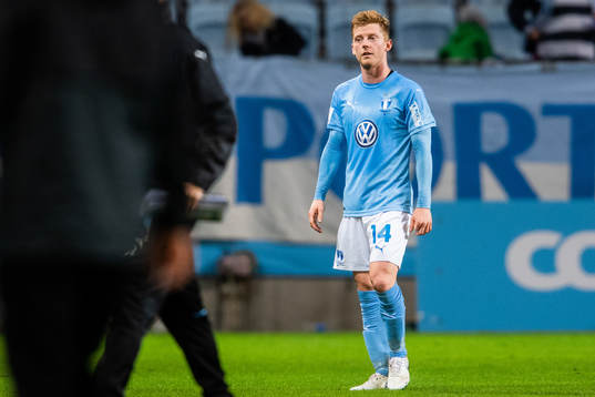Malmö FFs Anders Christiansen deppar