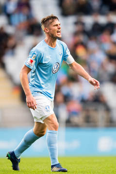 Malmö FFs Markus Rosenberg reagerar