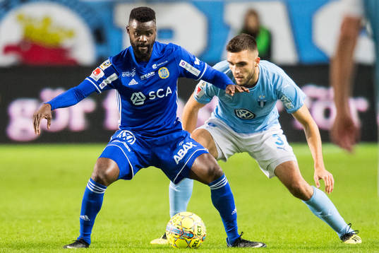 Sundsvalls Maic Sema och Malmö FFs Egzon Binaku